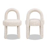 Penny - Round Arched Fully Upholstered Dining Side Chair (Set of 2)