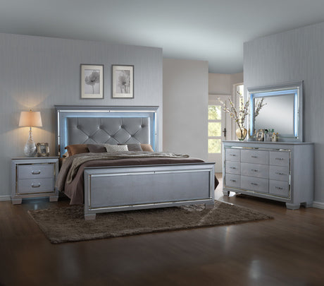 Lillian - Bedroom Set Gray by Crown Mark | Bel Furniture