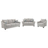 Tomkins - Boucle Upholstered Sofa Set Gray 3 Pc. Sofa, Loveseat, Chair by Coaster Fine Furniture | Bel Furniture