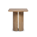 Sonoma - Square Pedestal Side Table - Antique Brown