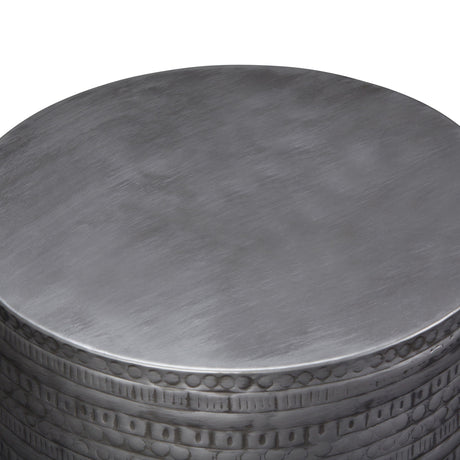 Johnsen - Handcrafted Large Metal Accent Table - view 14