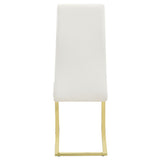 Montclair - Upholstered Dining Side Chair (Set of 4) - White by CoasterEssence | Bel Furniture