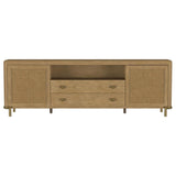 Arini - Rattan Cane 2-Door TV Stand Media Console by Coaster Fine Furniture | Bel Furniture