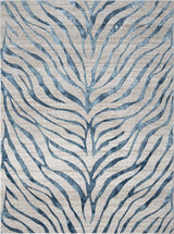 Elegance - GC_CNC6006 Area Rug Blue by Icona Home Decor | Bel Furniture