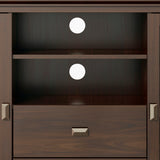 Artisan - Handcrafted Tall TV Media Stand by Simpli-Home | Bel Furniture