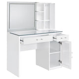 Flora - 2-Drawer Vanity Set With LED Mirror