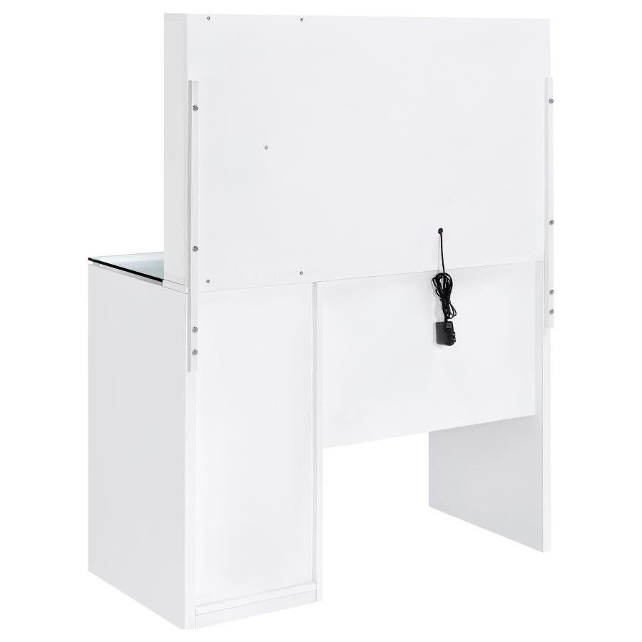 Flora - 2-Drawer Vanity Set With LED Mirror