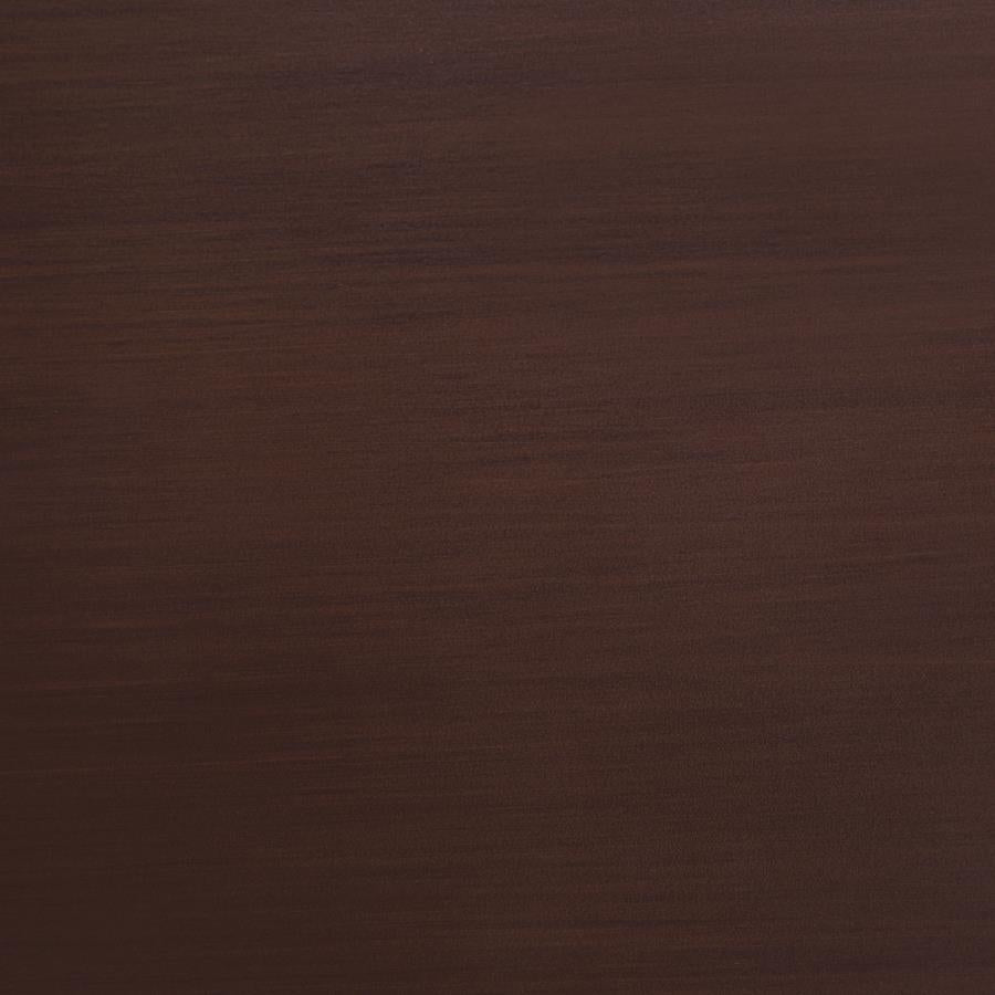 Zimmerlee - 2-Drawer Side Table with Shelf - Rust Brown