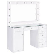 Acena - 7-Drawer Vanity Set With Lighting