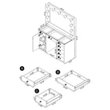 Acena - 7-Drawer Vanity Set With Lighting