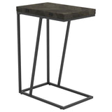 Carly - Expandable Engineered Wood C-Shaped Side Table
