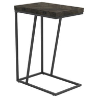 Carly - Expandable Engineered Wood C-Shaped Side Table