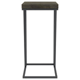 Carly - Expandable Engineered Wood C-Shaped Side Table