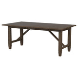 Matisse - Rectangular Wood Dining Table - Dark Brown by Coaster Fine Furniture | Bel Furniture