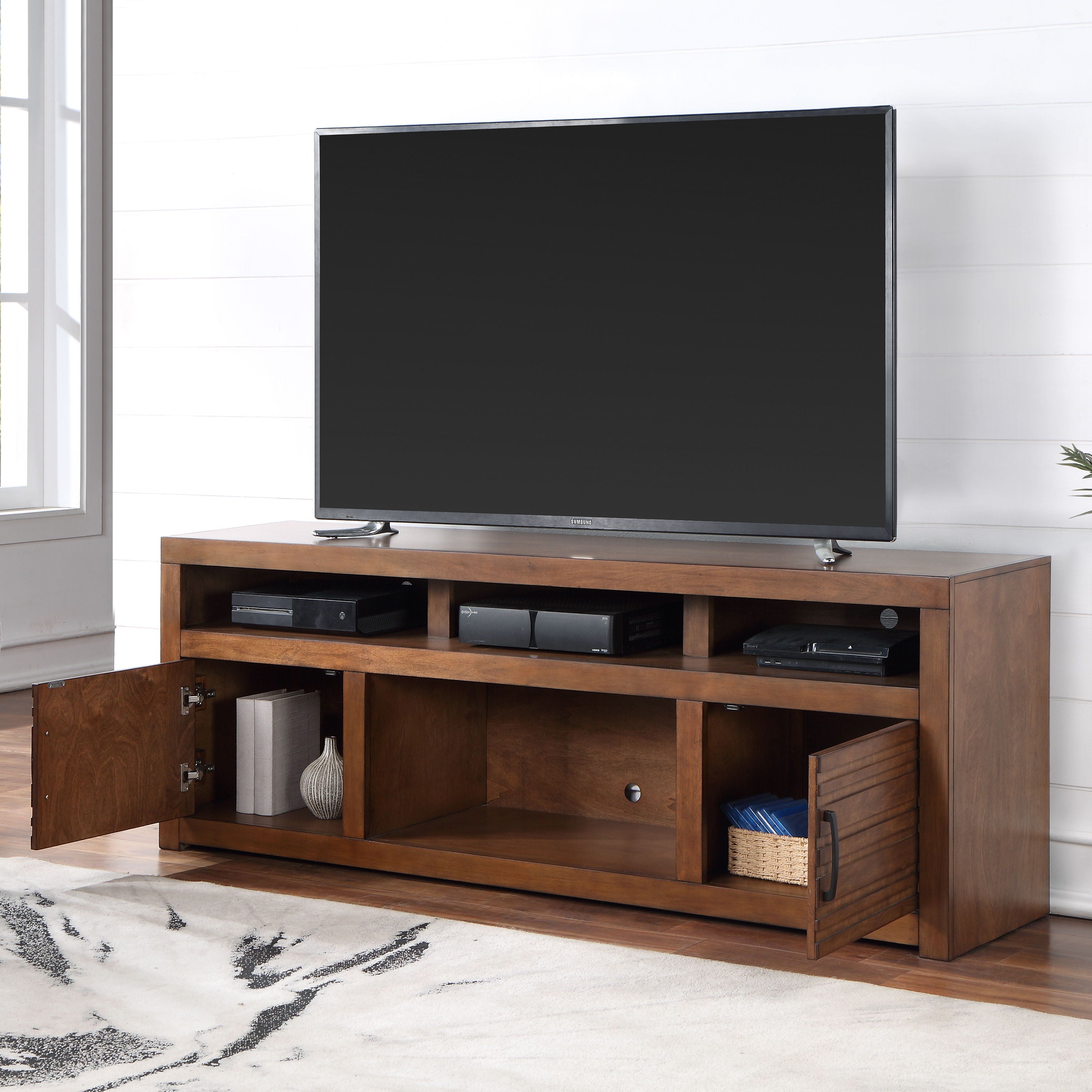 Sausalito - Console TV Stand For TVs Up To 85" - Whiskey