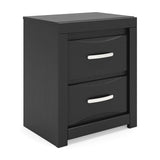 Stabotta - Two Drawer Night Stand - Black