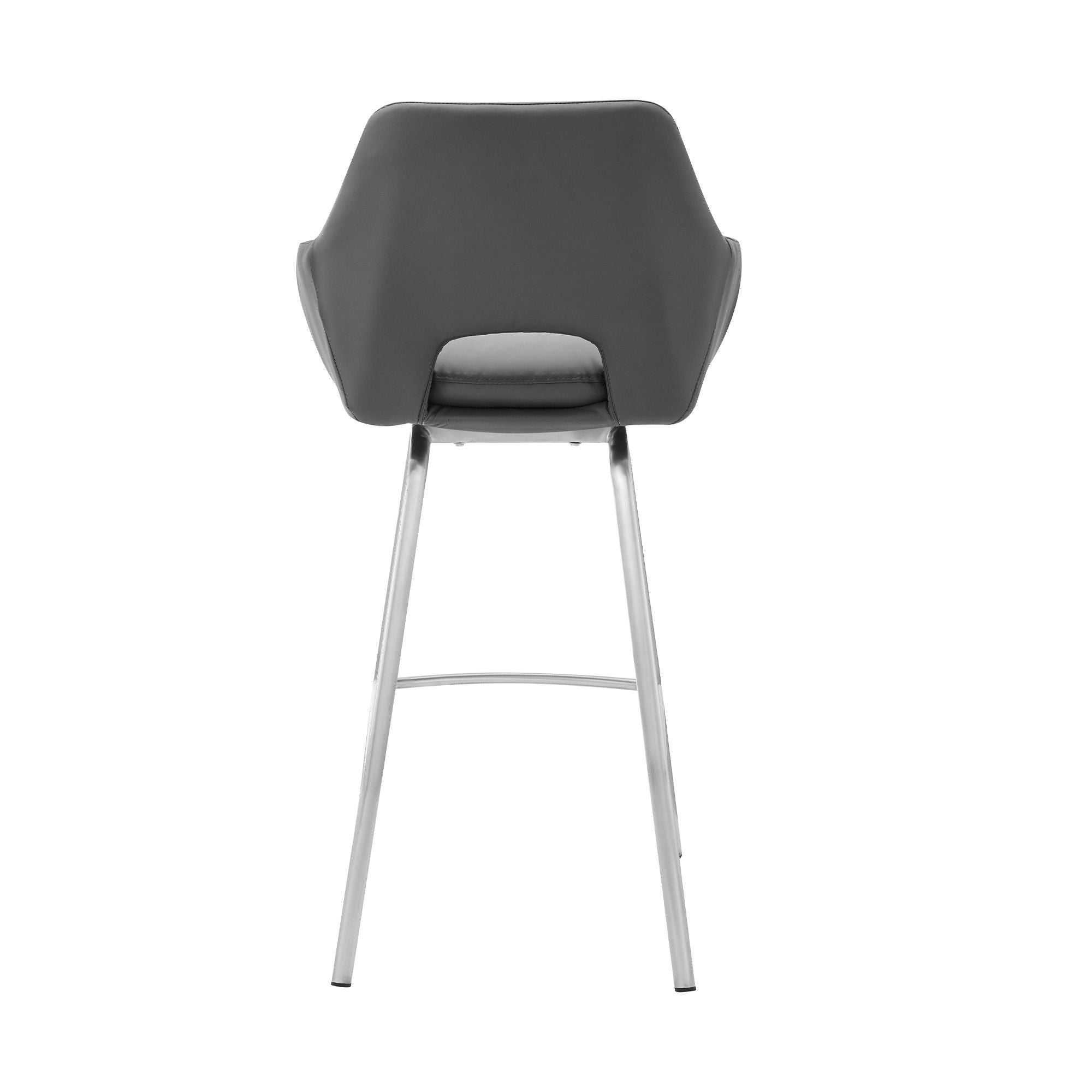 Swivel Low Back / Counter Height Bar Chair - Gray