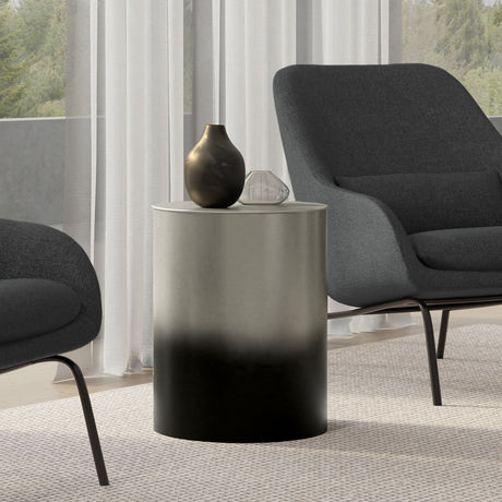 Curtis - Ombre Metal Cylinder Accent Table - view 9