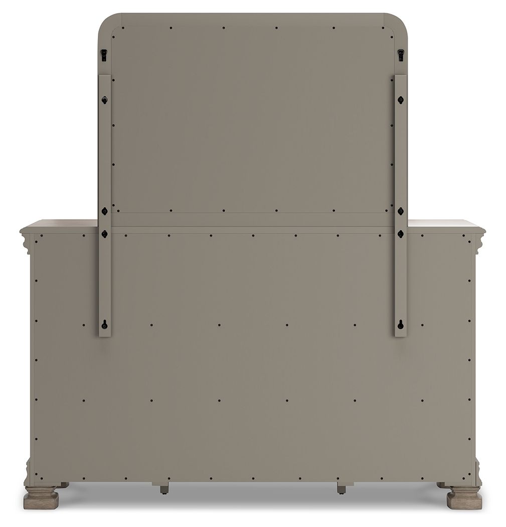 Lexorne - Gray - Dresser And Mirror by Signature Design by Ashley® | Bel Furniture