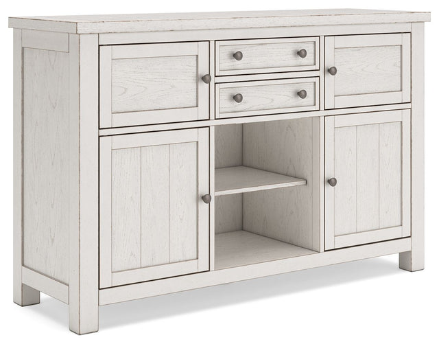 Robbinsdale - Antique White - Dining Room Server by Signature Design by Ashley® | Bel Furniture