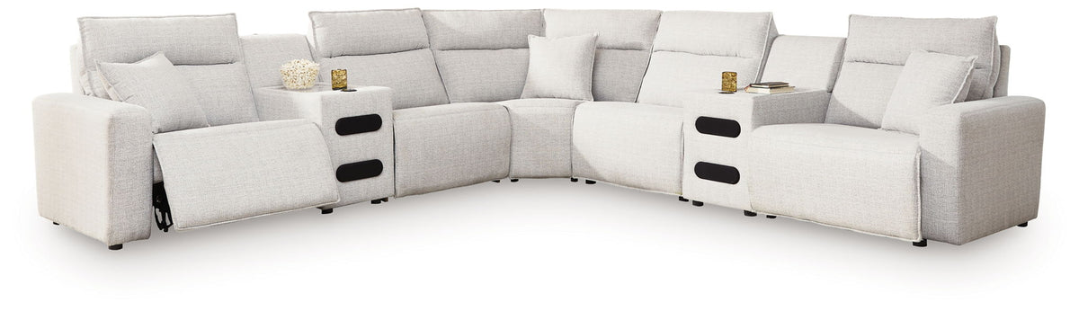 Modmax II - Reclining Sectional - Stone