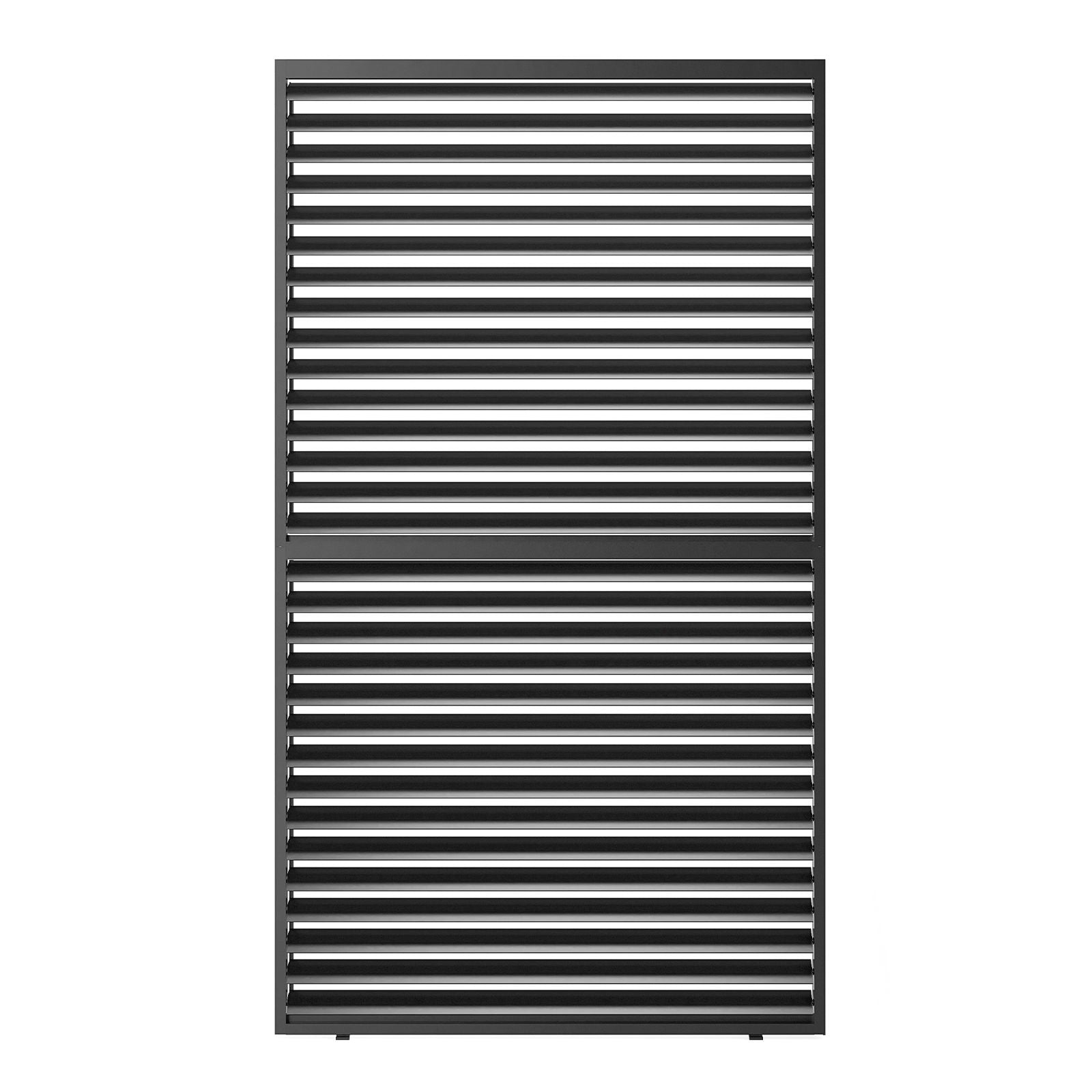 Louver Grille 1 / 3 10Ft Frame & Louvers - Black