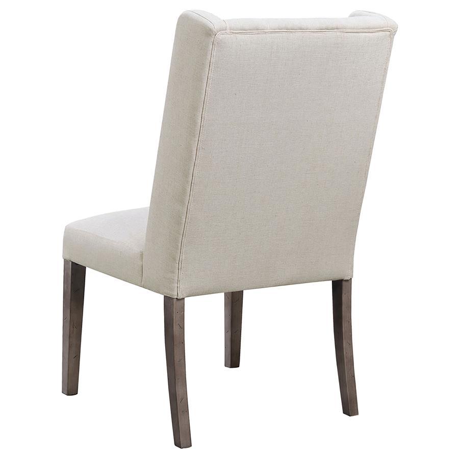 Bexley - Fabric Upholstered Dining Side Chair (Set of 2) - Beige