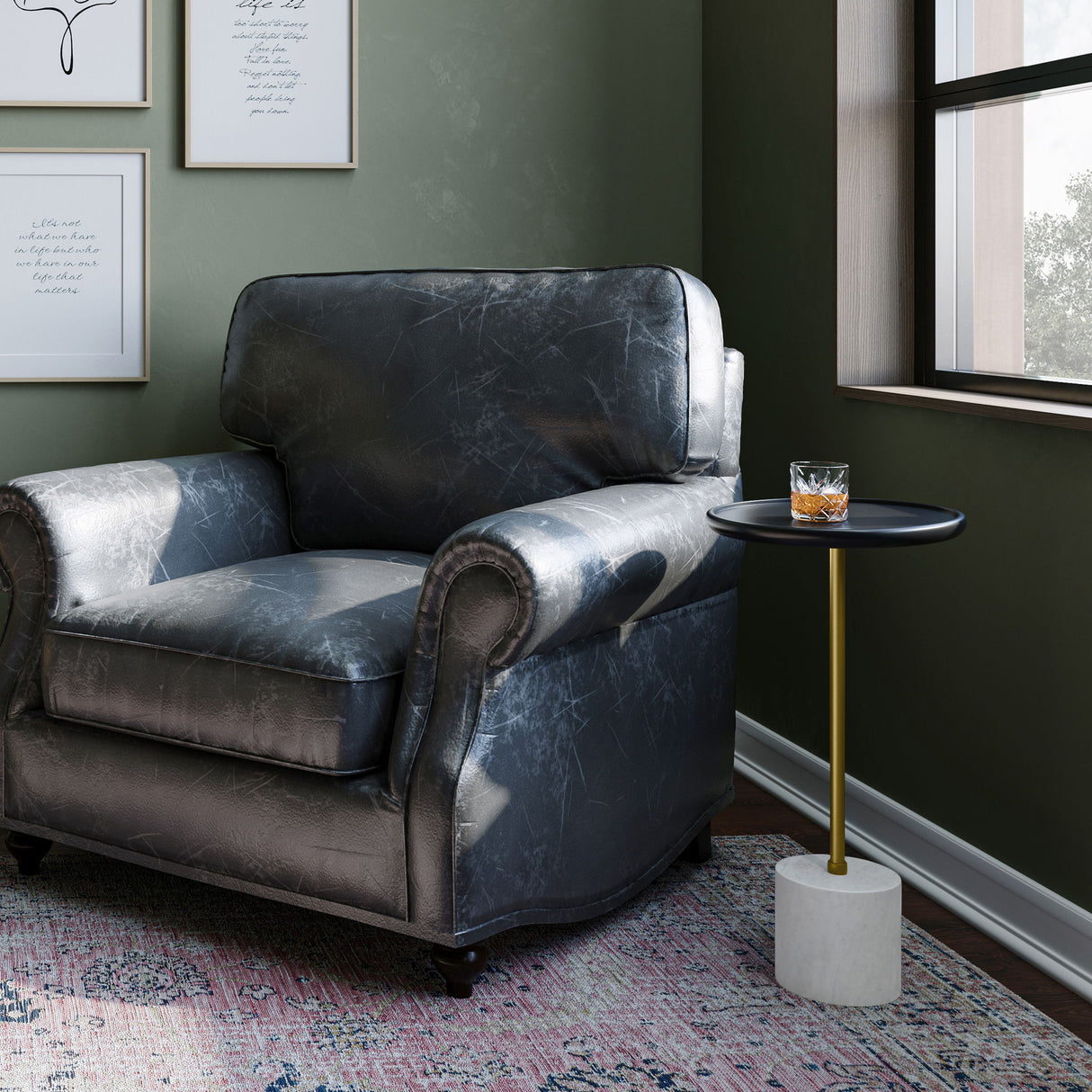 Turner - Side Table - Black by Simpli-Home | Bel Furniture