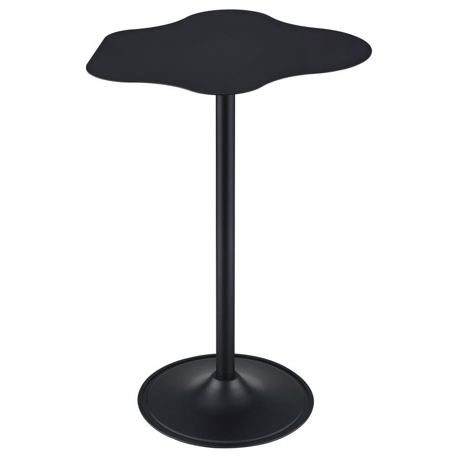 Keanu - Curved Cloud-Shaped Bistro Bar Table - Black