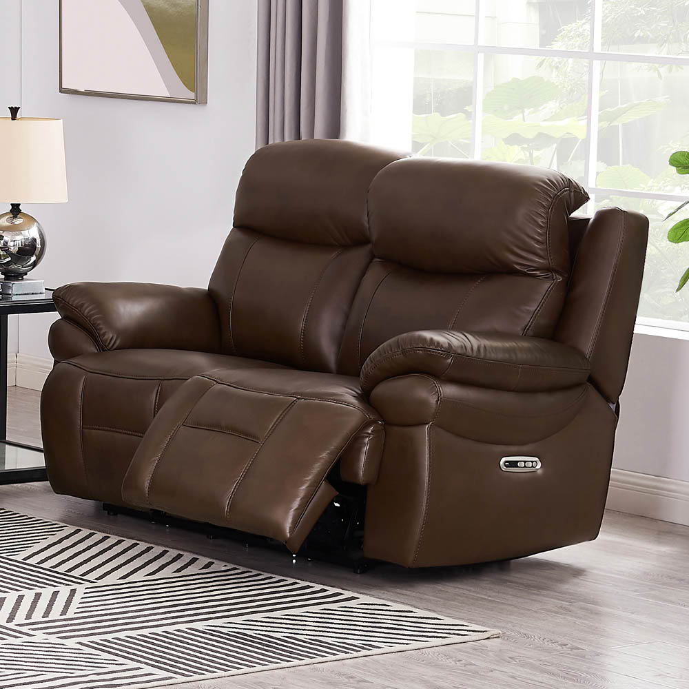 Springdale - Power Headrest Zero Gravity Reclining Loveseat - Chestnut