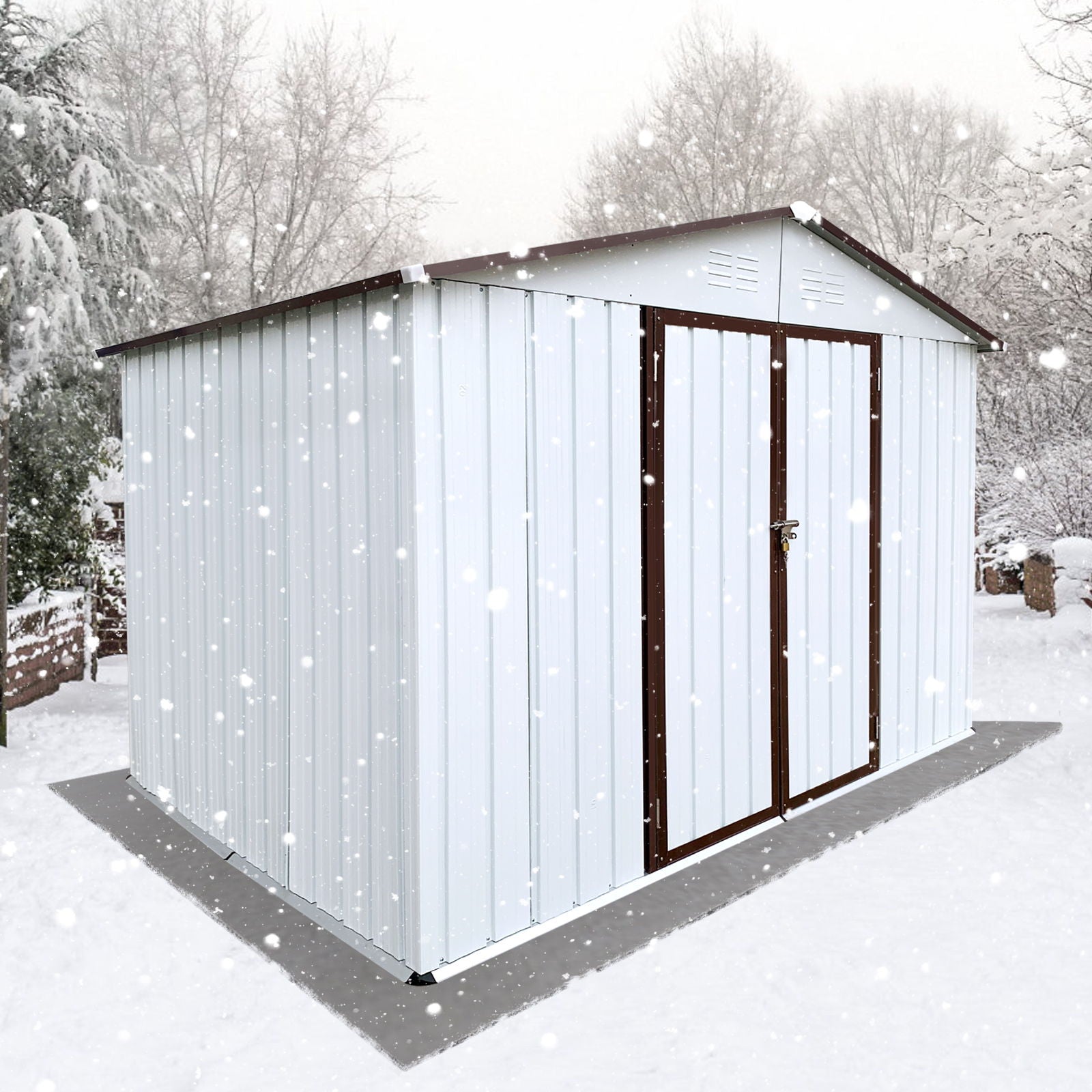 6Ftx8Ft Garden Sheds Outdoor Storage Sheds - Two Tone