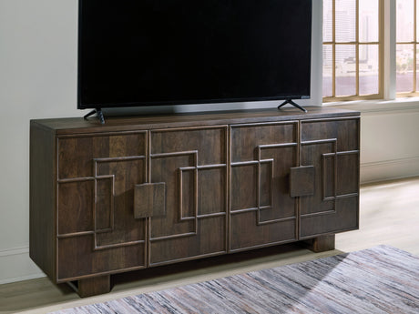 Cato - Accent Cabinet - Dark Brown - view 7