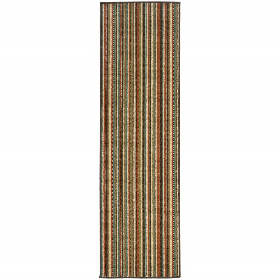 2' X 8' Indoor / Outdoor Area Rug - Green