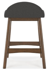 Lyncott - Upholstered Barstool (Set of 2) by Signature Design by Ashley® | Bel Furniture