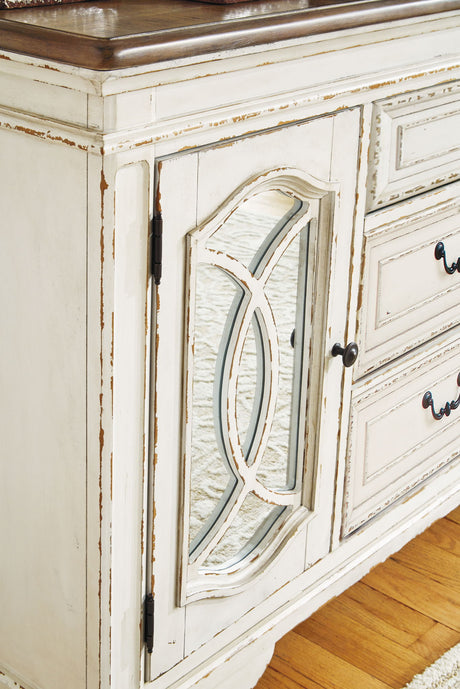 Realyn - Dining Room Server - Chipped White - view 3