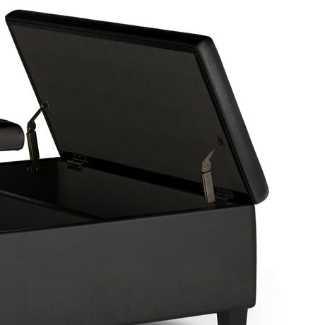 Ellis - Coffee Table Storage Ottoman Contemporary Design - view 23