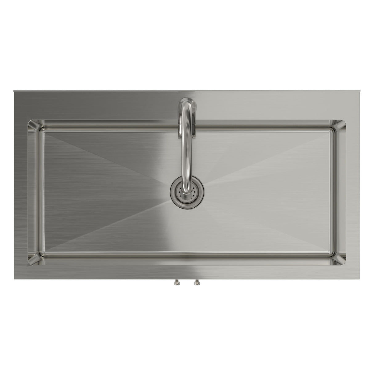 Reed - Deluxe Laundry Cabinet With Pull-Out Faucet And Stainless Steel Sink