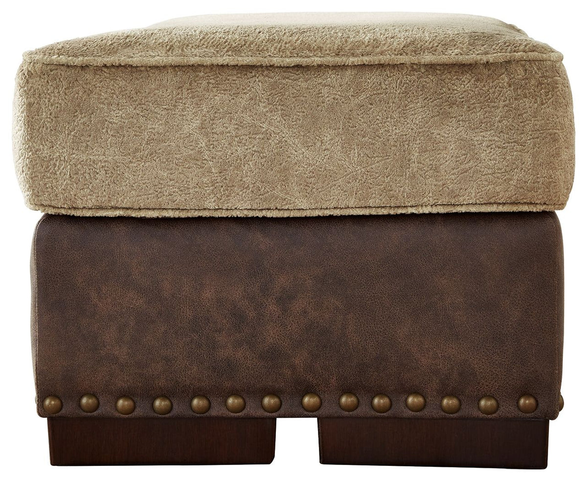 Alesbury - Chocolate - Ottoman by Signature Design by Ashley® | Bel Furniture
