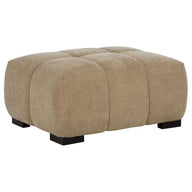 Octavia - Upholstered Rectangular Ottoman Light Brown by Coaster Fine Furniture | Bel Furniture