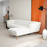 Addison - L Shape Sectional Sofa Tufted