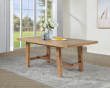 Middleton - Extension Leaf Dining Table - Natural Brown by Coaster Fine Furniture | Bel Furniture