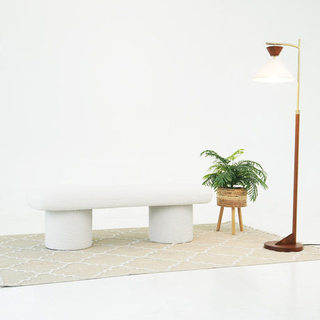 Randolph - Bench - Ivory by Ashcroft Furniture | Bel Furniture