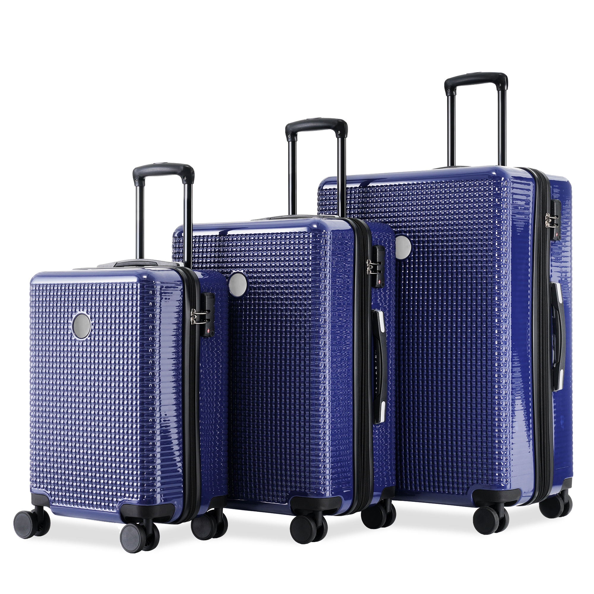 Luggage Sets 3 Piece Hardshell Suitcases With Wheels, Lightweight Expandable Travel Luggage With Tsa Lock, Carry-On, Checked Luggage (20" 24" 28")