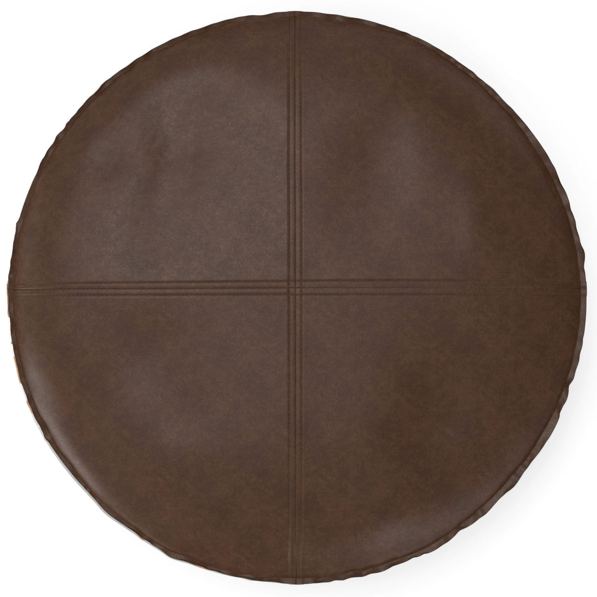 Brody - Round Pouf by Simpli-Home | Bel Furniture