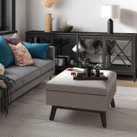 Owen - Upholstered Rectangular Storage Ottoman - view 68