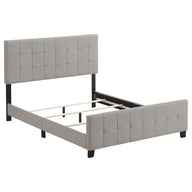 Fairfield - Upholstered Panel Bed Beige by CoasterEssence | Bel Furniture