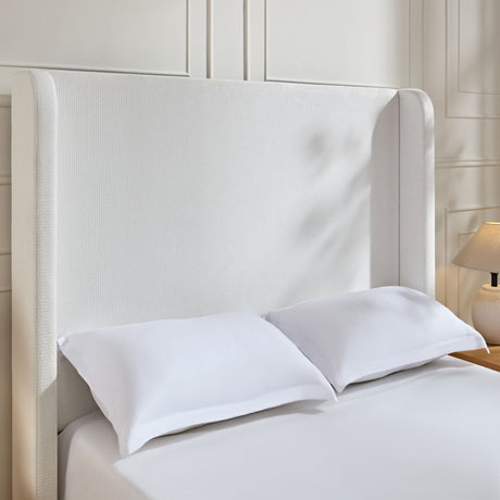 Harper - Tall Headboard Upholstered Bed / High Headboard / Elegant Simplicity / No Box Spring Needed - view 22