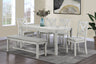Clara - Dining Room Set Pearl Silver by Crown Mark | Bel Furniture