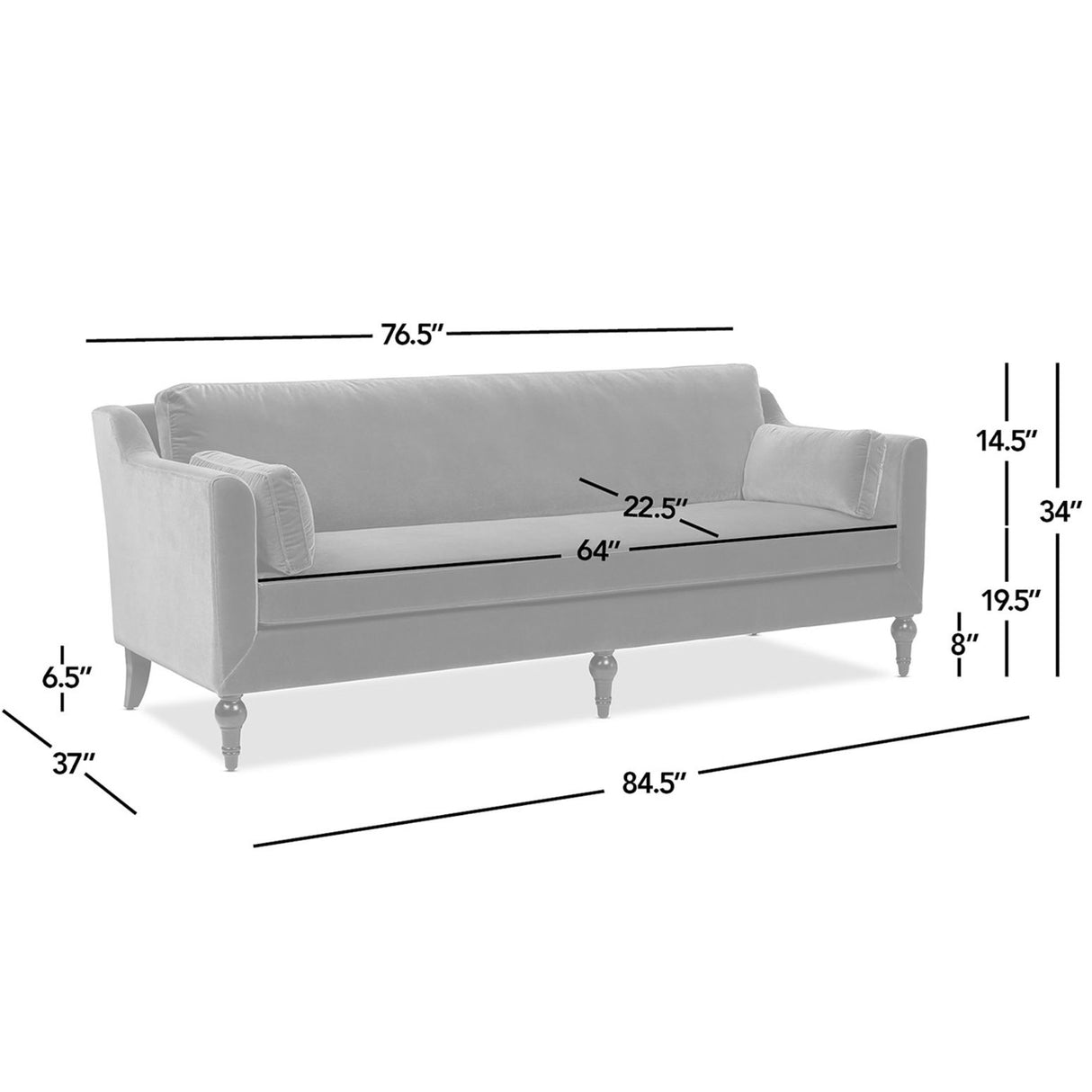 Josephine - Upholstered Modern Sofa