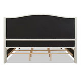 Marcella - Upholstered Shelter Headboard Bed Set by Jennifer Taylor Home | Bel Furniture